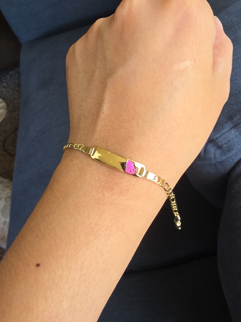 Pulsera Para Niña Oro Laminado 14k